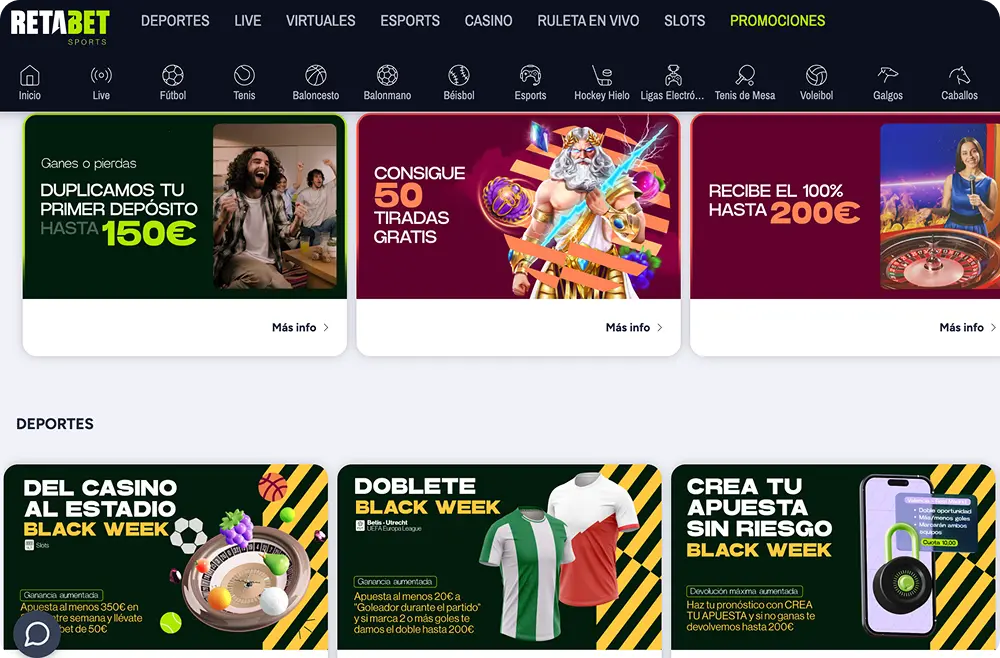 bono retabet y promocodes para su activación