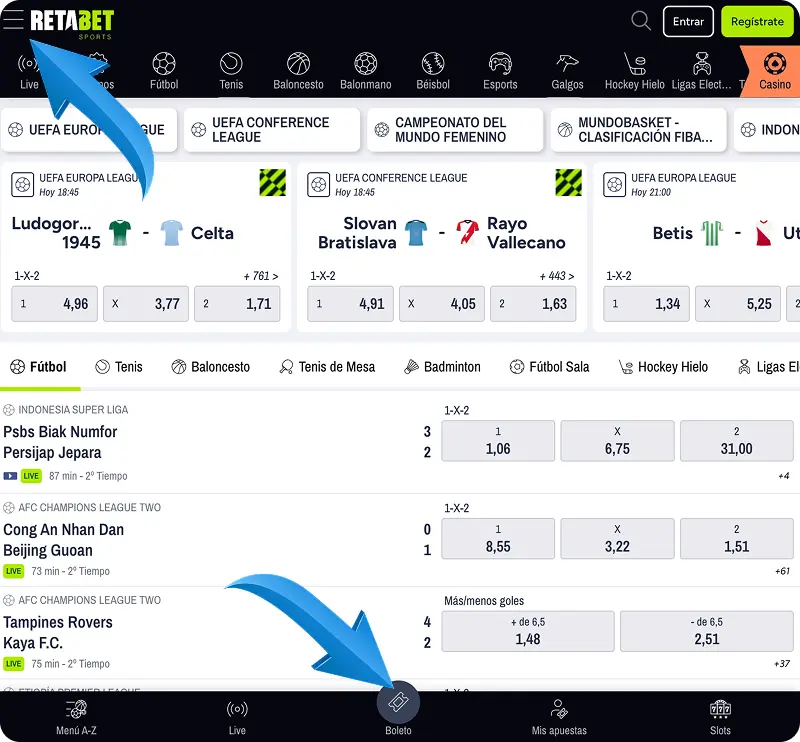 retabet apuestas